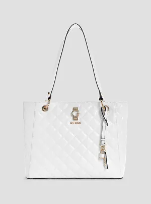 White Bessey Noel Tote Bag