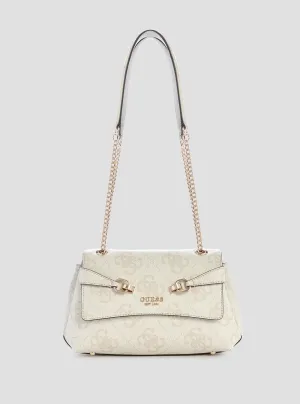 White Logo Lorelei Crossbody Bag