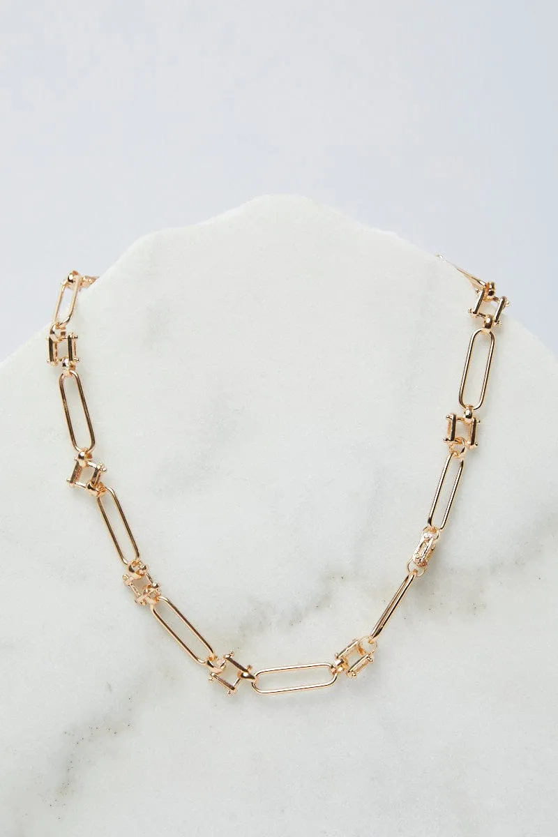 Yellow Chain Necklace
