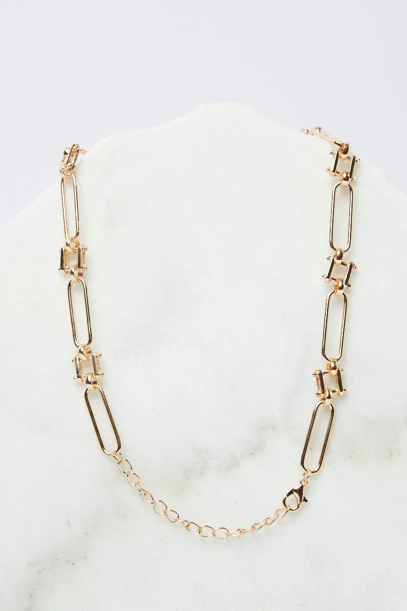 Yellow Chain Necklace
