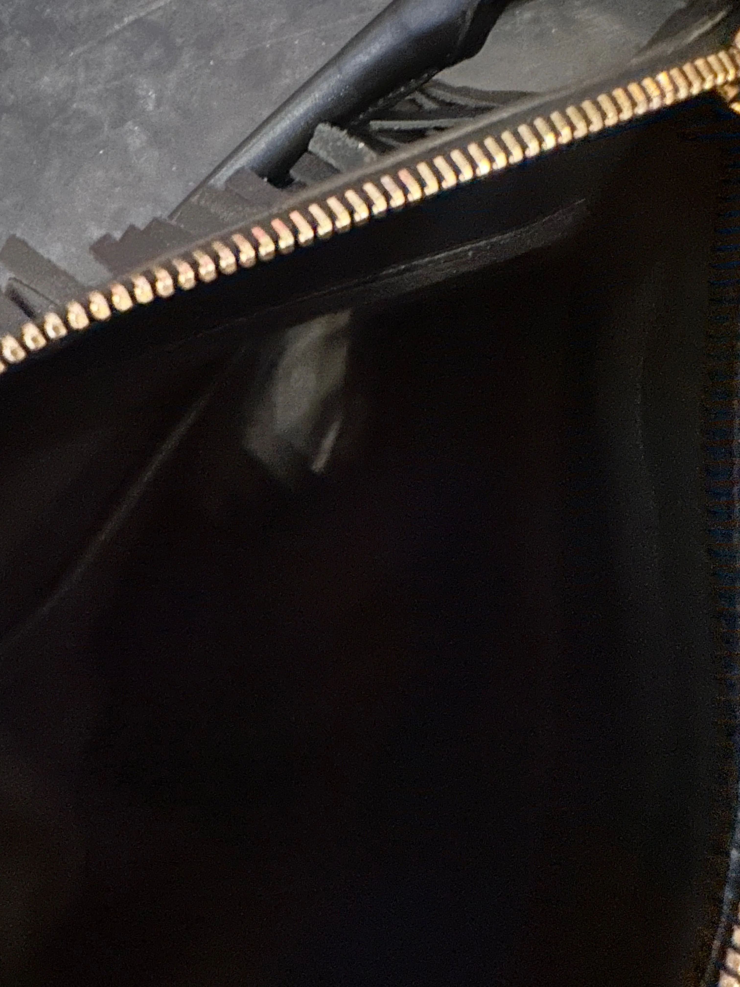 Ysl Vintage Black Leather Fringe Satchel